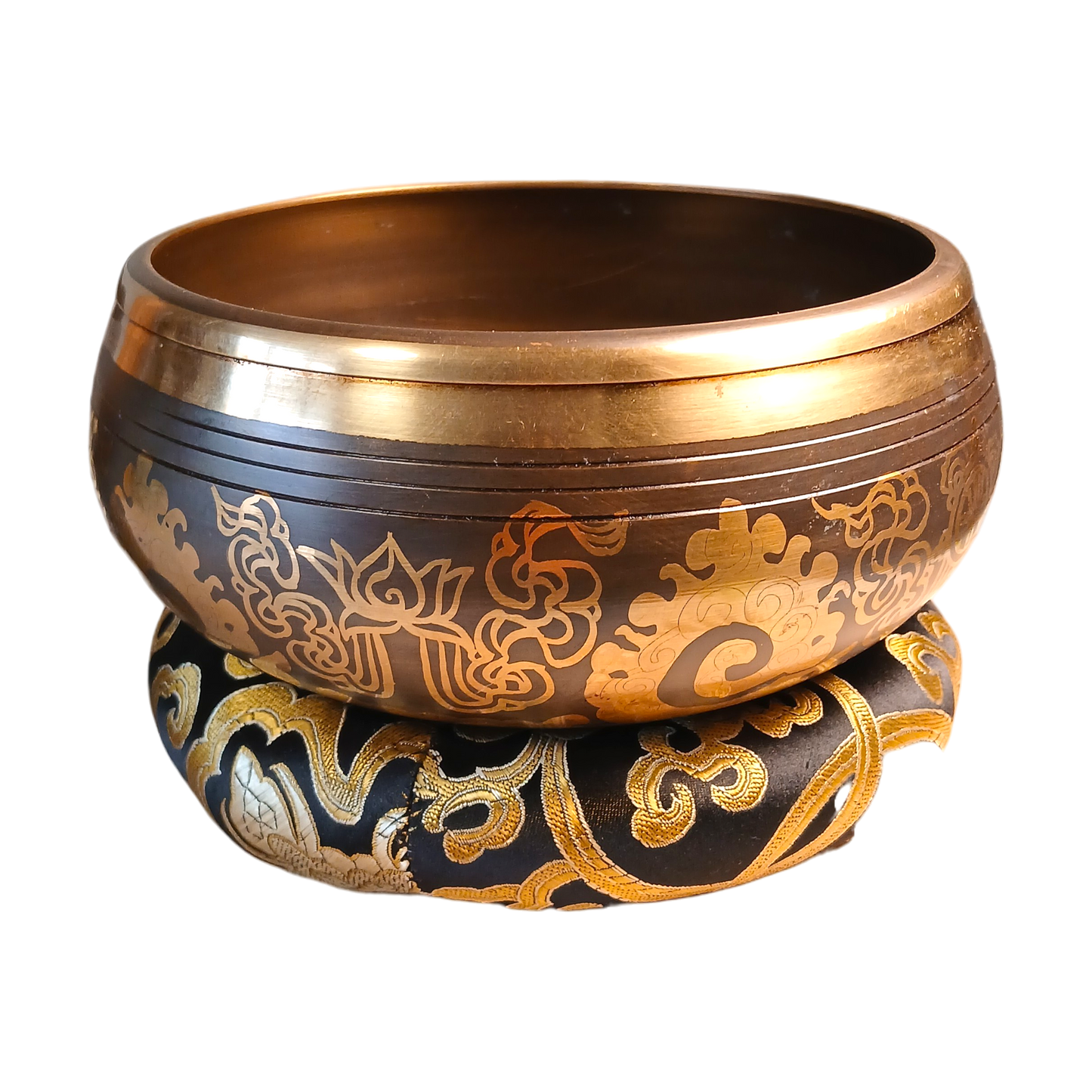 Bol chantant "cinq bouddhas" 12 cm ou 16 cm