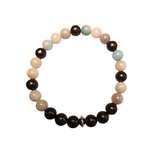 "Ancrage céleste" Trolléite & Shungite