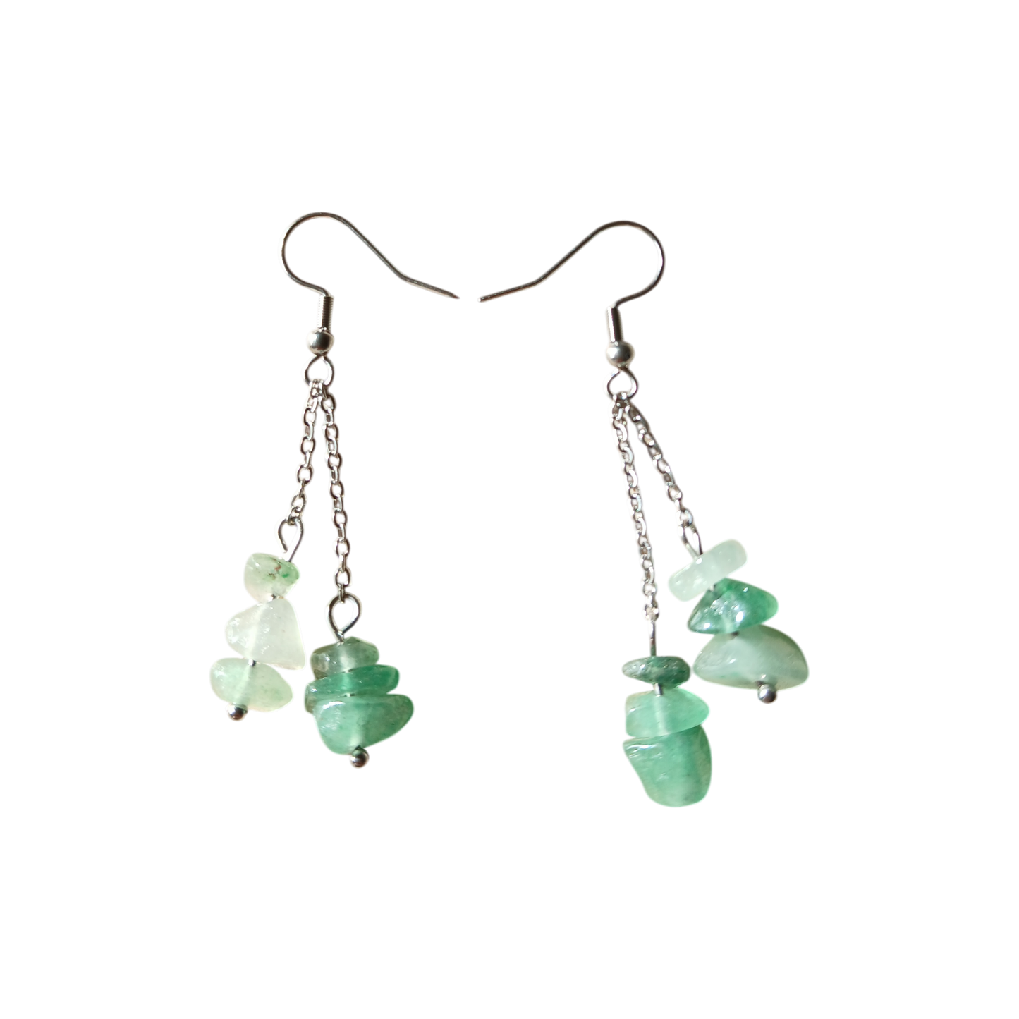 Boucles d'oreilles baroque en Améthyste, Aventurine verte ou Labradorite