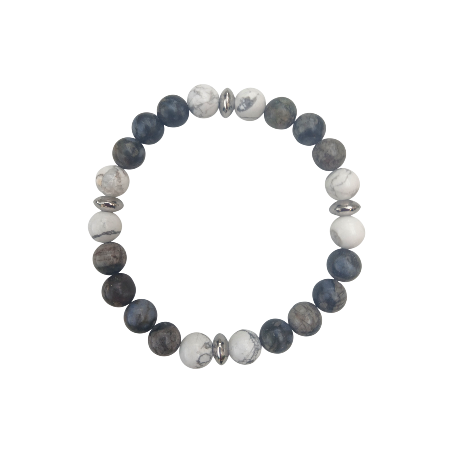 Bracelet Bleue Libérite & Howlite "Calme profond"