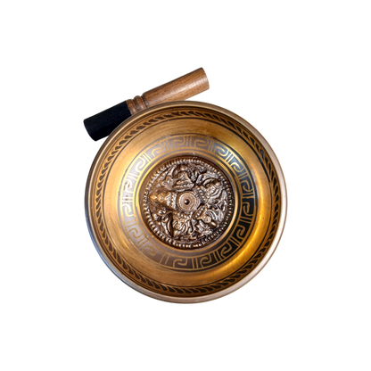 Bol chantant "cinq bouddhas" 12 cm ou 16 cm