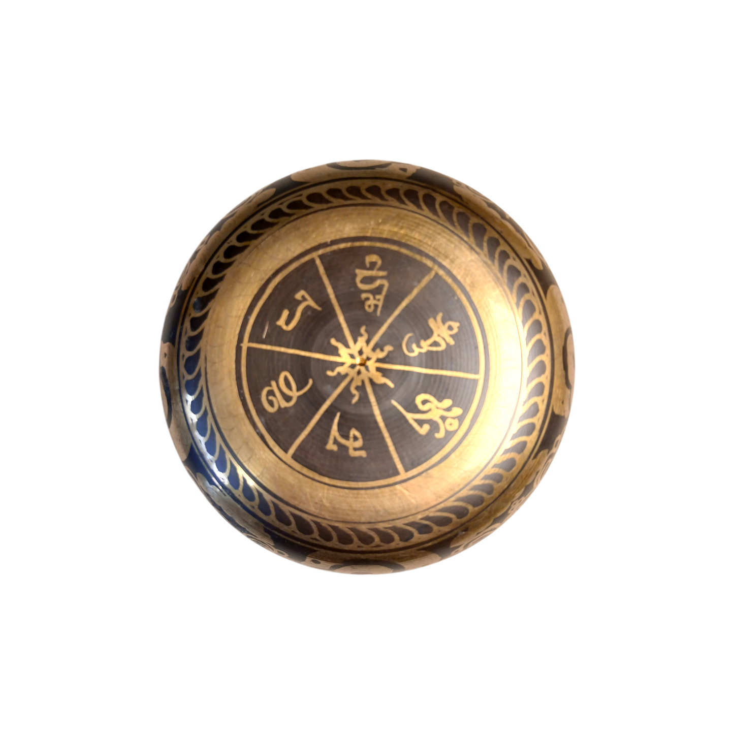 Bol chantant "cinq bouddhas" 12 cm ou 16 cm