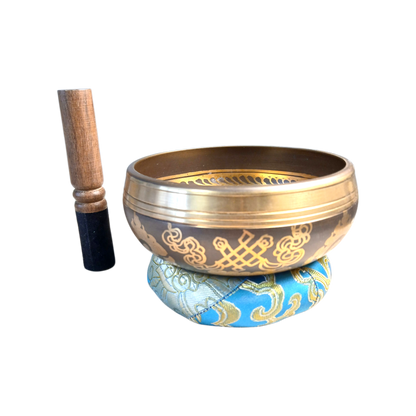 Bol chantant "cinq bouddhas" 12 cm ou 16 cm