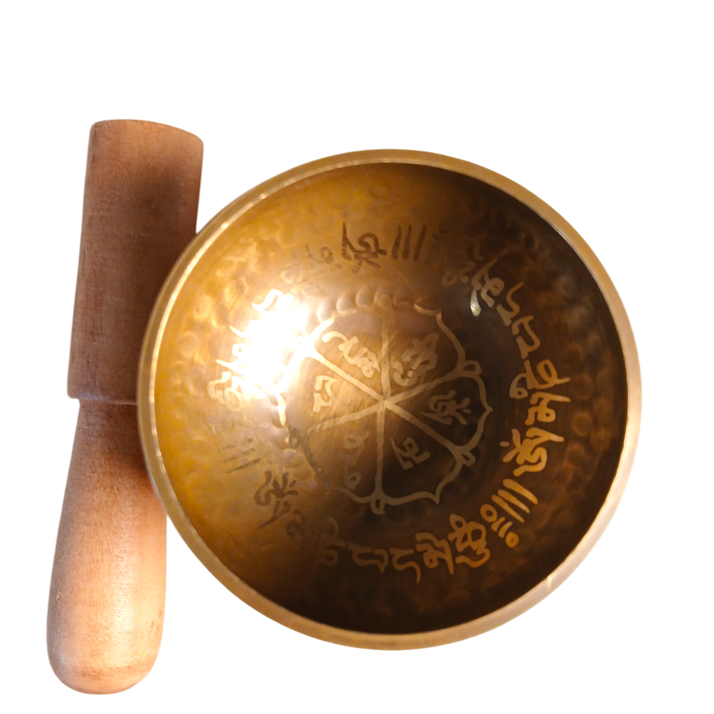 Tibetische Klangschale Om 80 mm