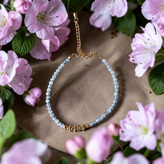 Bracelet "Aléa" en Labradorite