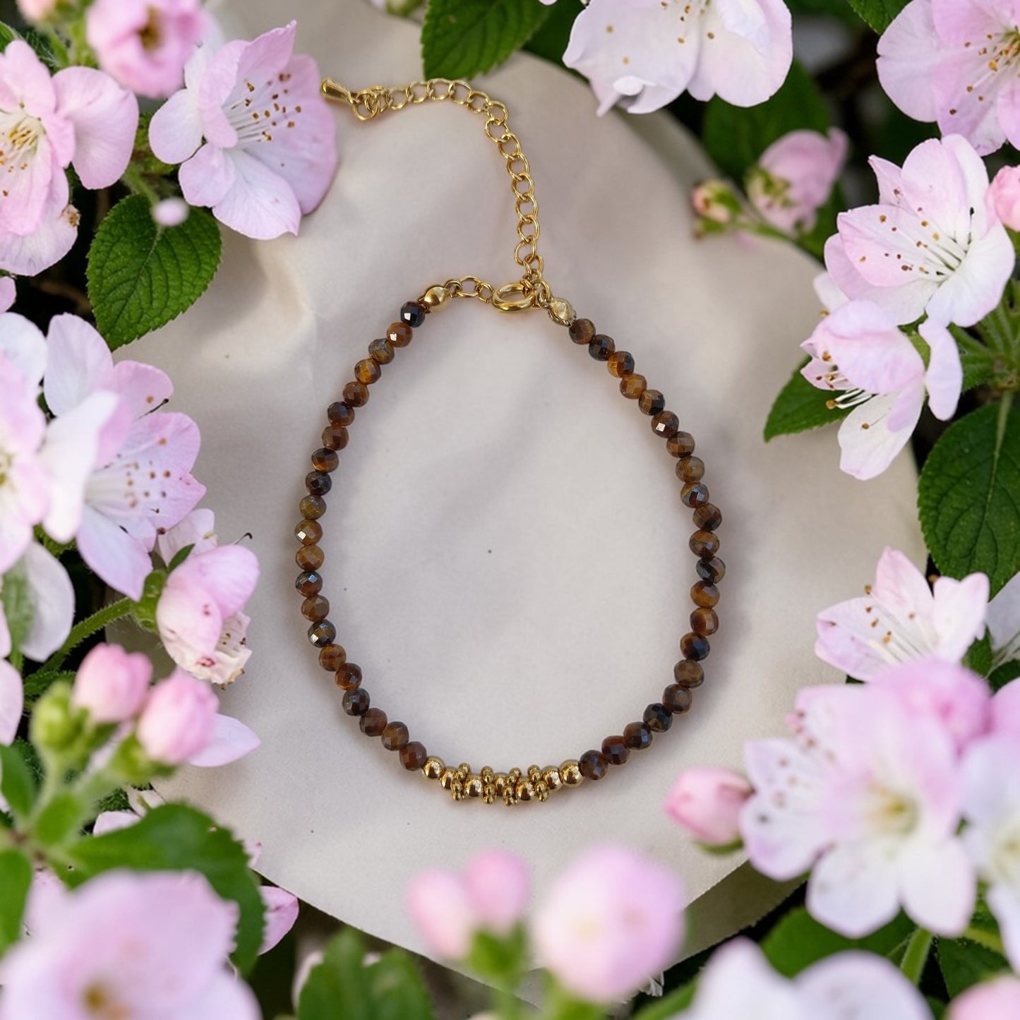 Bracelet "Aléa" en œil de tigre