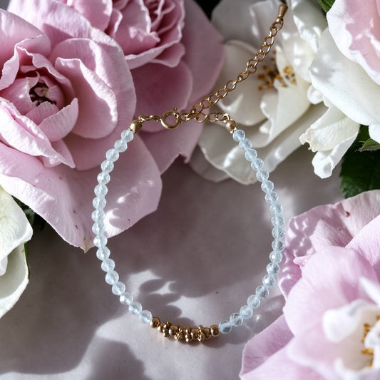 Bracelet "Aléa" en Cristal de roche