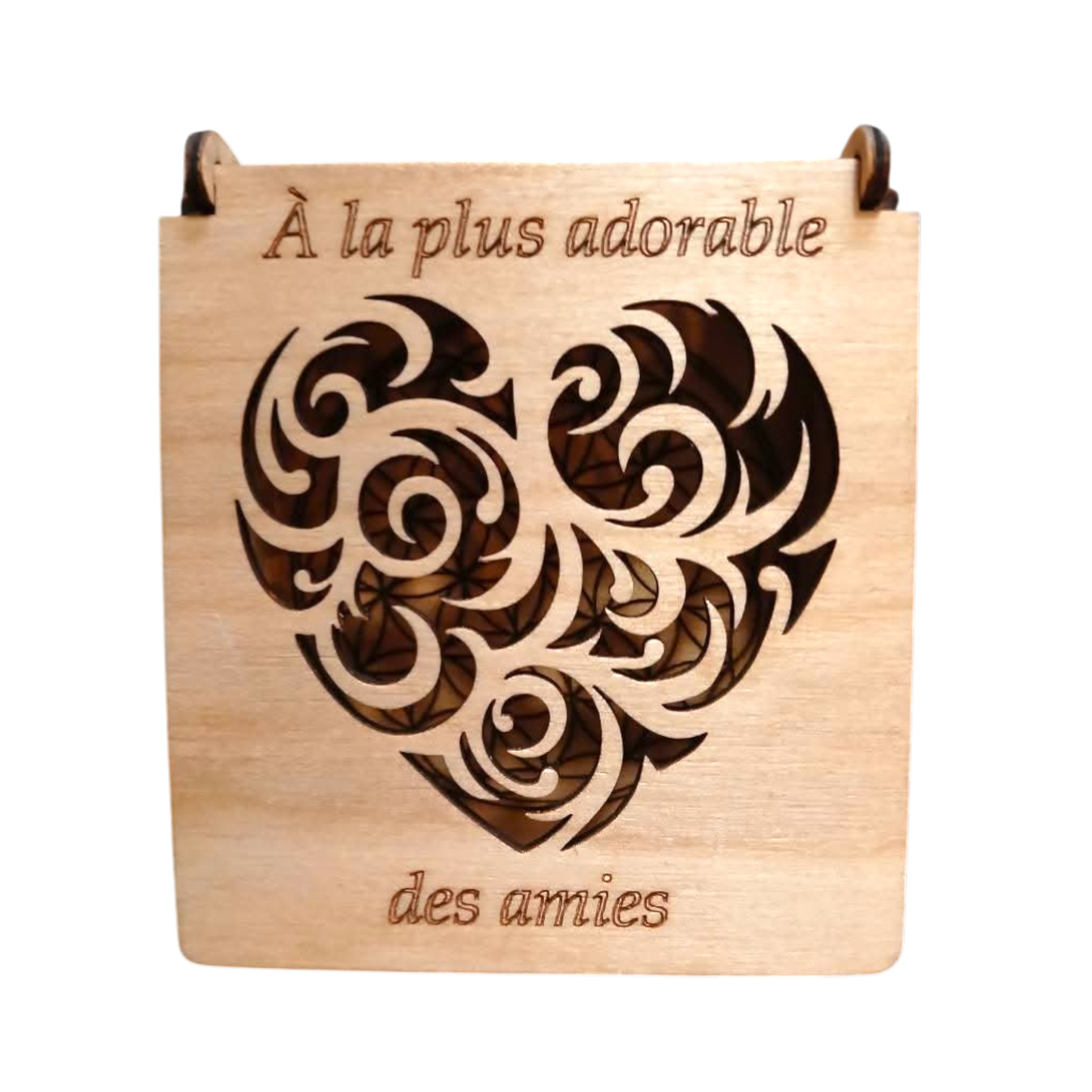 Boîte cœur tribal