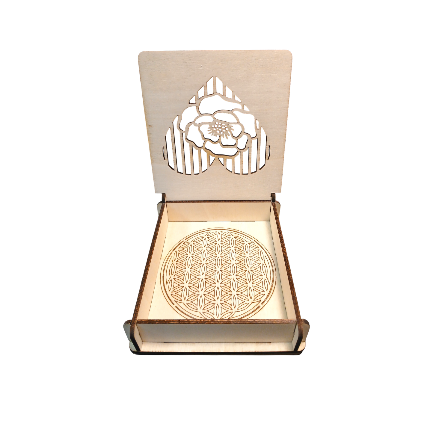 Boîte cœur coquelicot