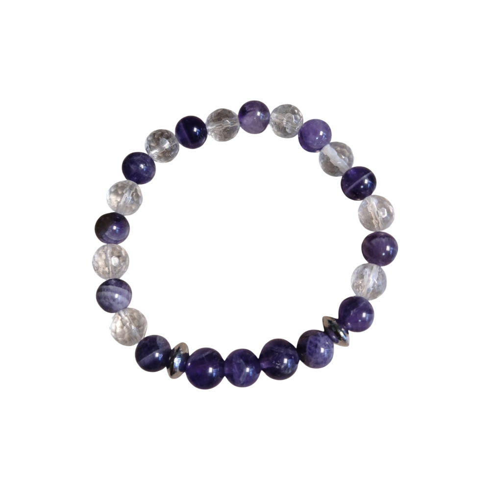 „Himmlische Klarheit“ Amethyst & Bergkristall