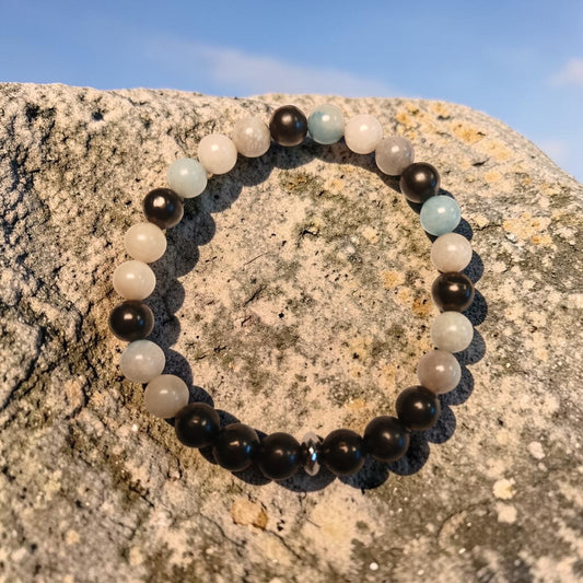 "Ancrage céleste" Trolléite & Shungite